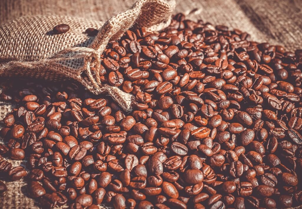 coffee, coffee beans, beans, roasted, caffeine, brown, bag, linen bag, coffee sack, aroma, food, enjoyment, coffee, coffee, coffee, coffee, coffee, coffee beans, coffee beans